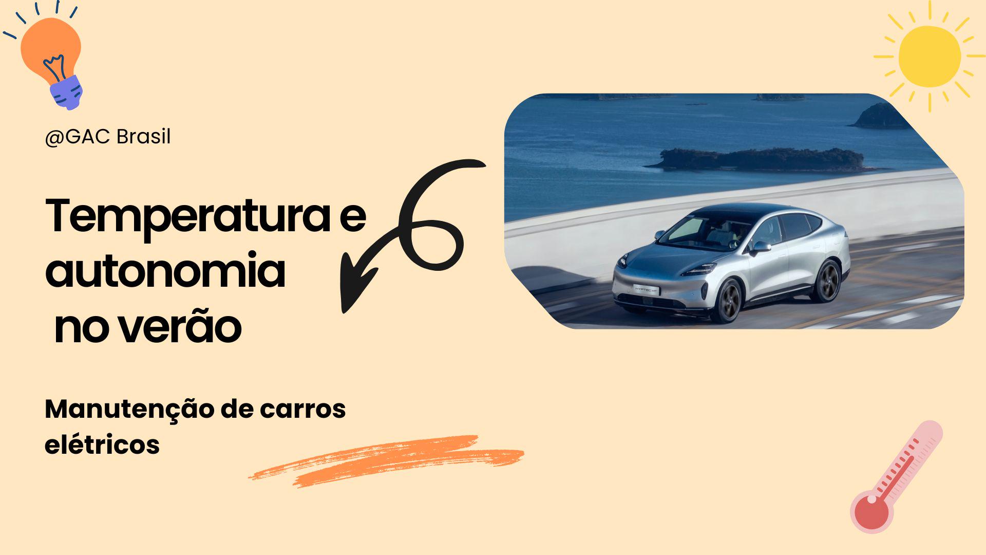 Manuten??o de carros elétricos no ver?o: Temperatura e autonomia