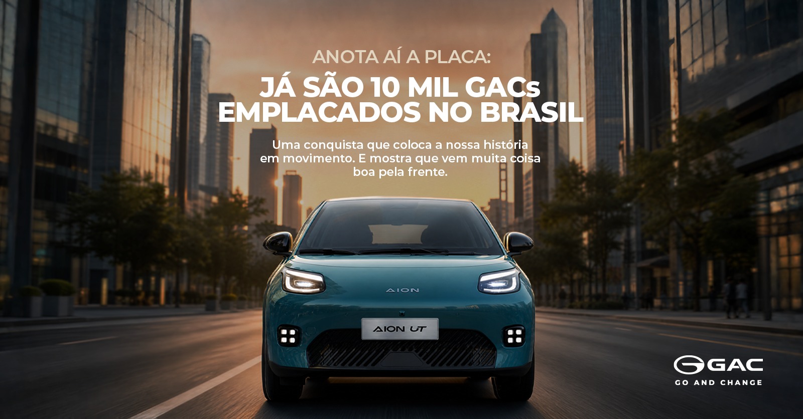 GAC ultrapassa a marca de 10 mil veículos emplacados no Brasil e consolida expansão no mercado nacional