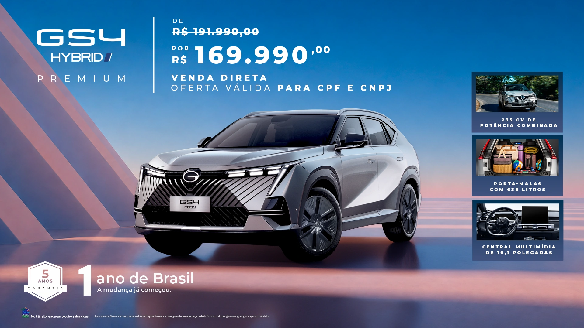 O VERDADEIRO SUV HÍBRIDO AUTORRECARREGÁVEL.