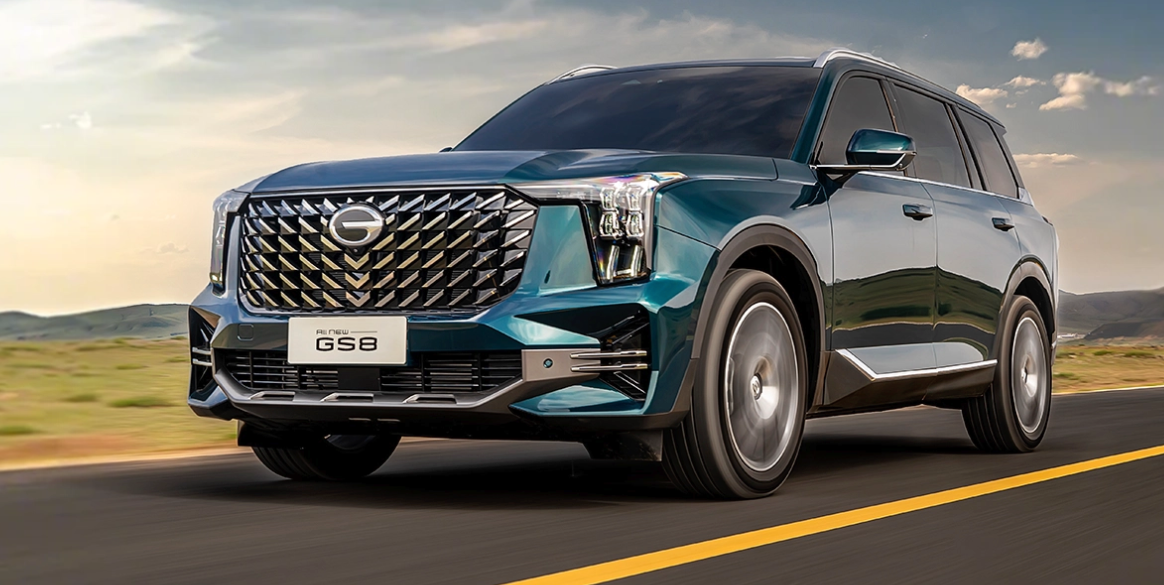 Trumpchi GS8 SUV azul oficial