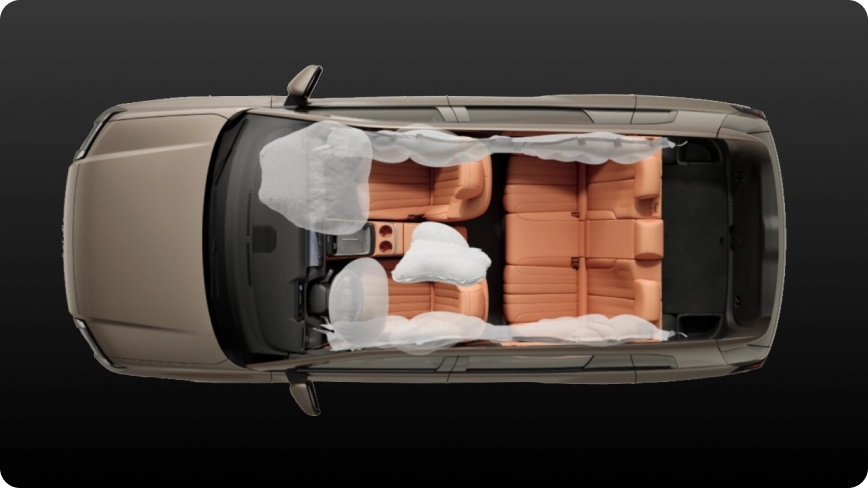 7 Airbags Throughout the Cabin