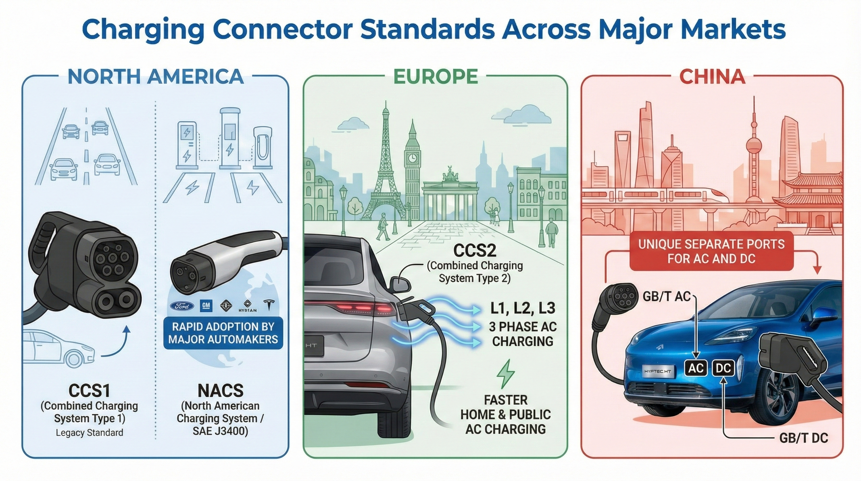 Charger standard across major market