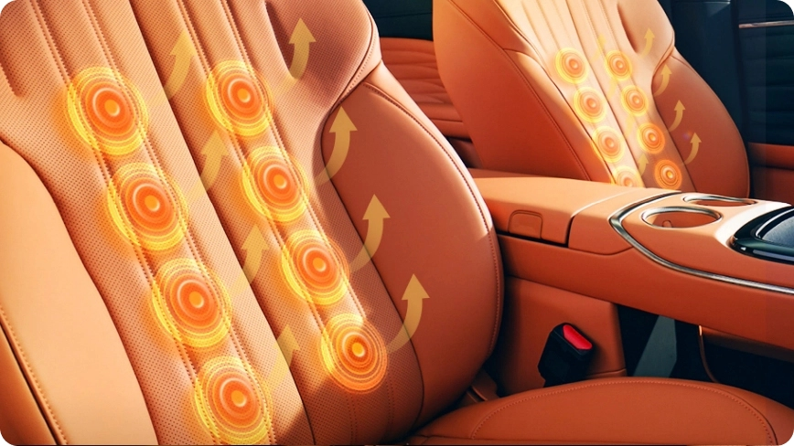 8-point massage seats