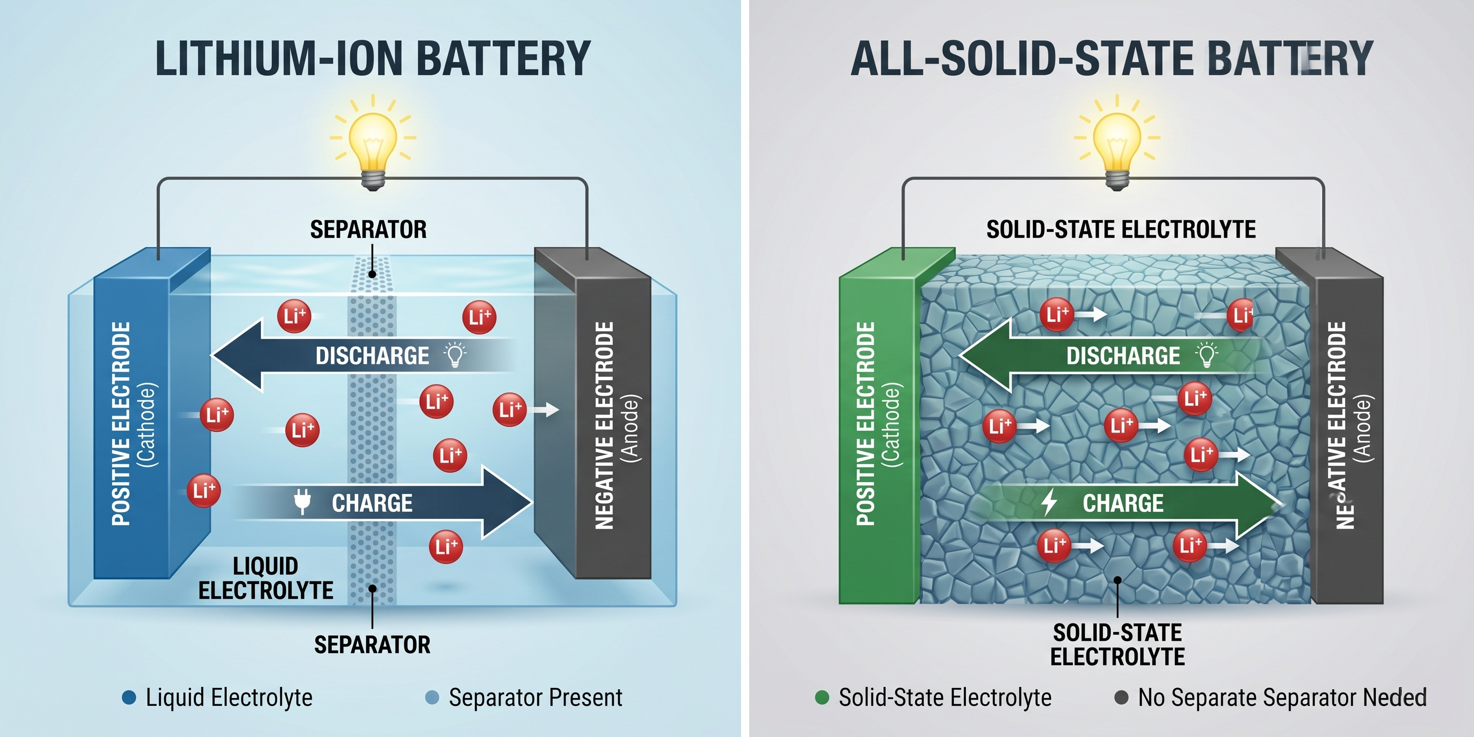 Working principle of all-solid-state battery