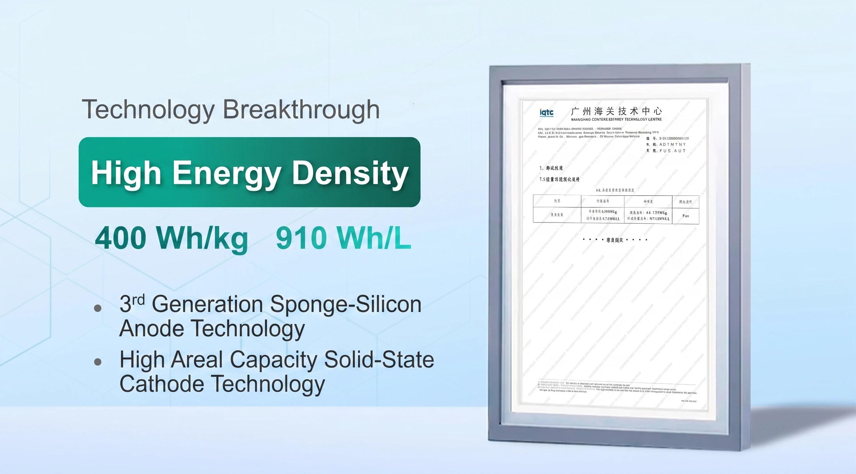 Ultra-high energy density