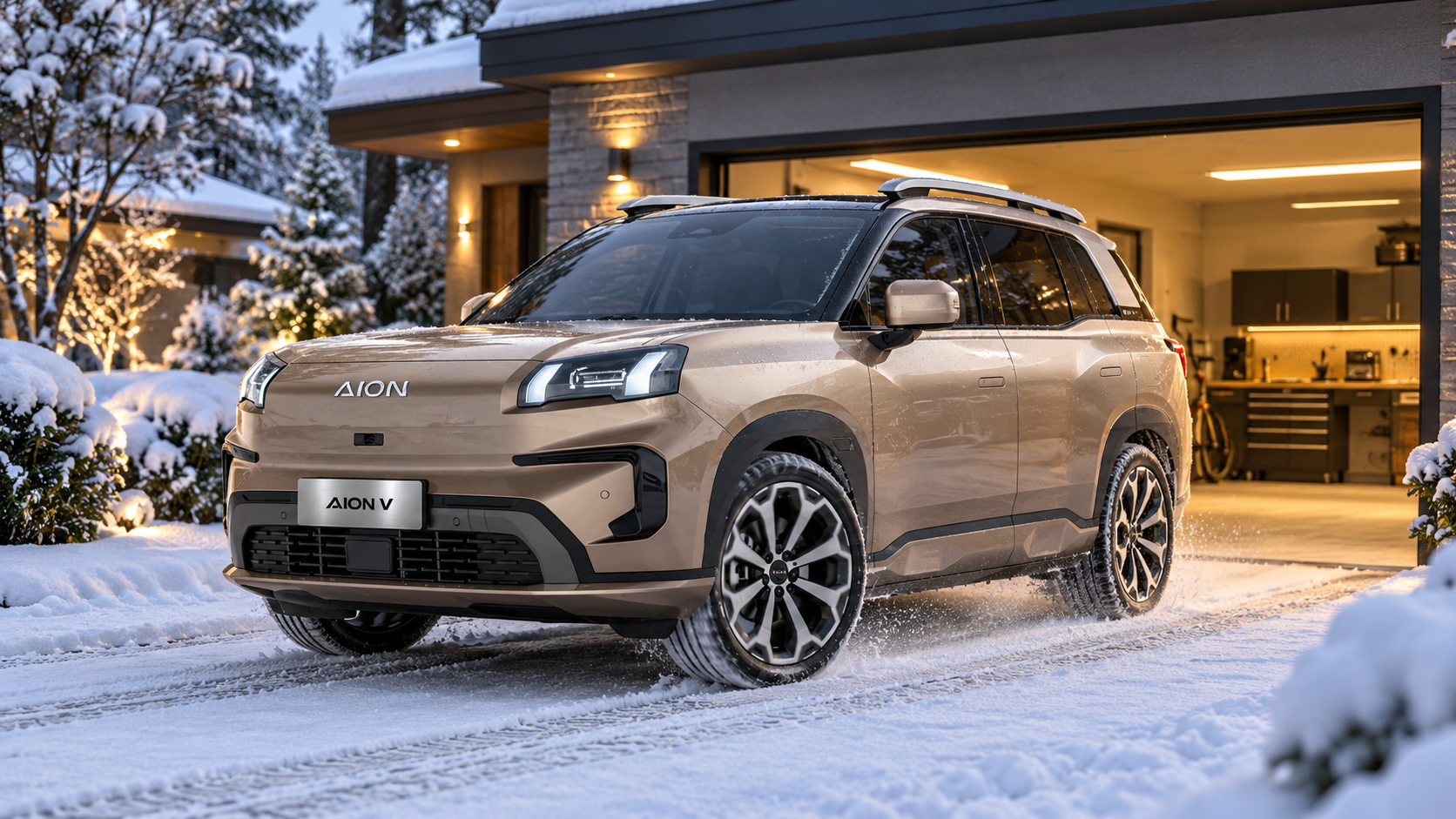 Driving AION V in cold days