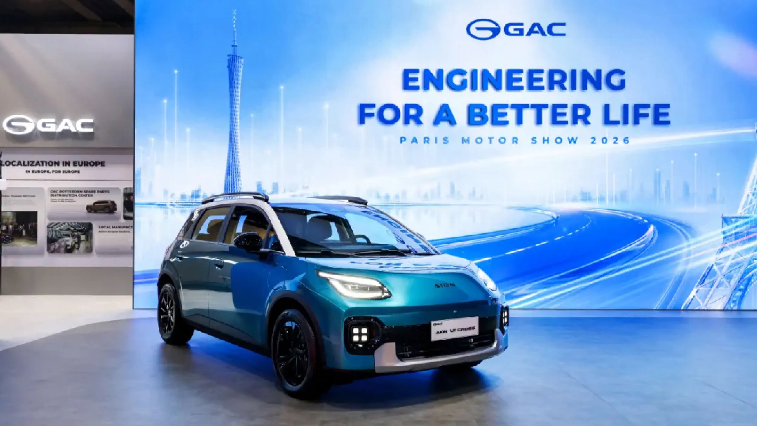 AION UT Cross makes its global debut as GAC brings its all-star lineup to the 2026 Paris Motor Show